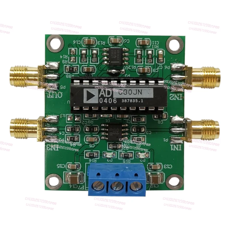 

Amplifier AD630 Module, Minimum System, Phase Sensitive Detection, Weak Signal Conditioning, Balanced Modulation