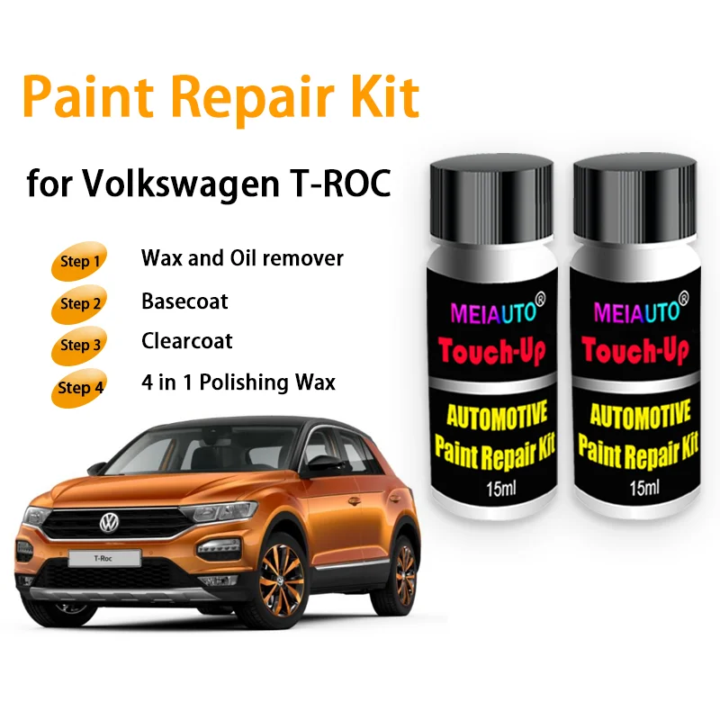 Car Paint Repair Kit for Volkswagen T-Roc Touch-Up Paint Scratch Remover Automotive Paint Care Accessories