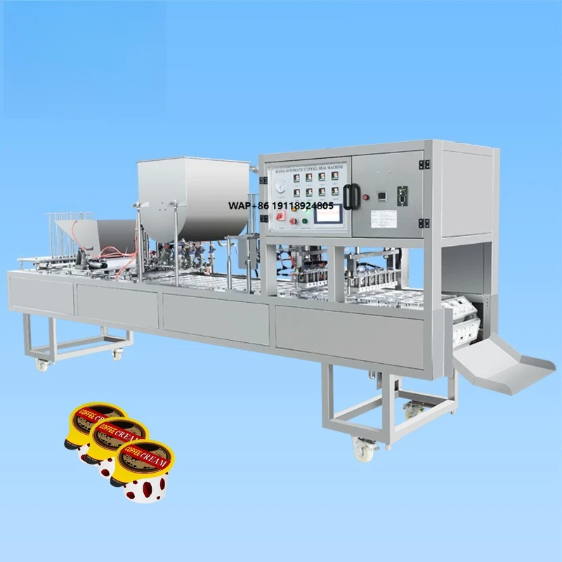 Automatic Stainless Steel Cup Sealing Machine New Condition Easy Operate Energy Saving for Beverage Milk Tea Cup Filling Foil