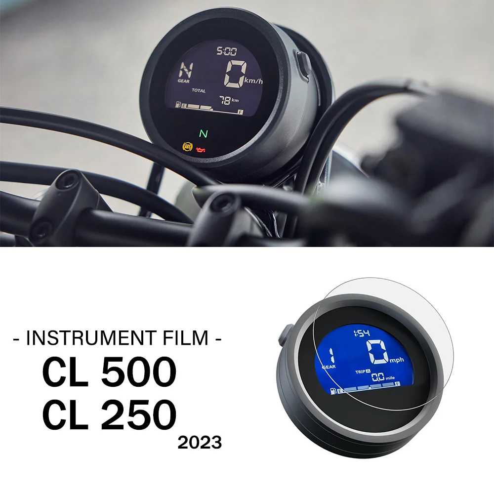 for Honda CL500 CL250 Accessories Motorcycle Instrument Film Scratch Cluster Screen Dashboard Protection CL 250 / 500 SCL500