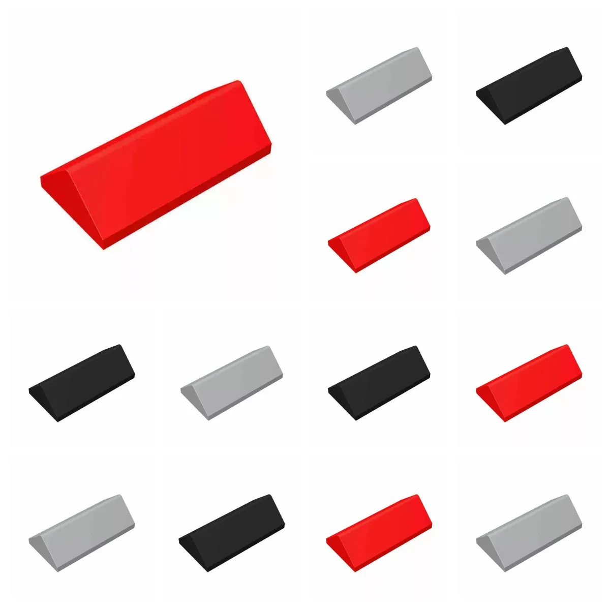

50pcs 3041 Slope 45 2x4 Building Blocks Kit Plate Board House Bricks Particle Educational Toys Children Birthday Kid Gifts