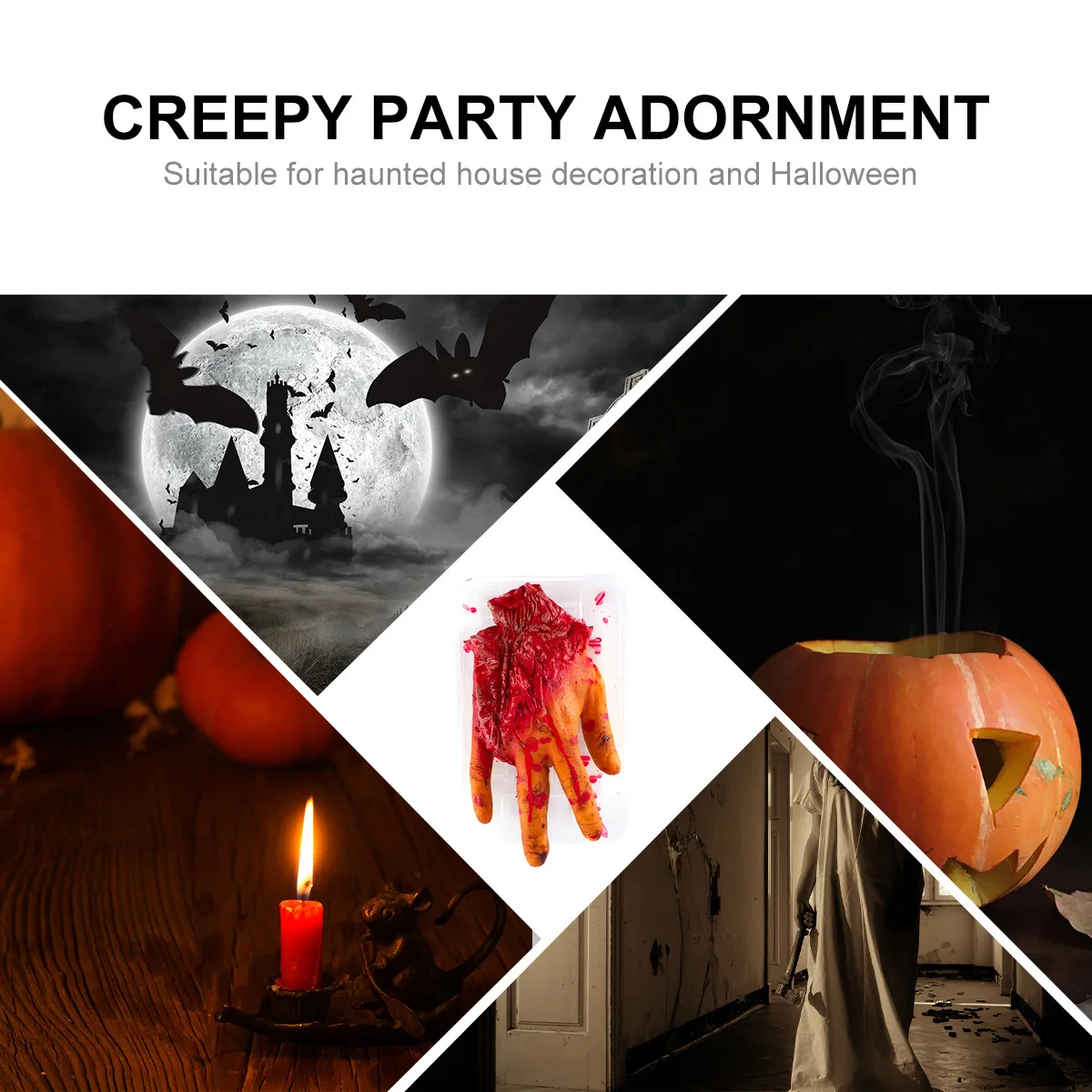 

1 шт., имитация Хэллоуина, прочный многоразовый человеческий орган, украшение для дома с привидениями, товары для вечеринок, реквизит ужасов