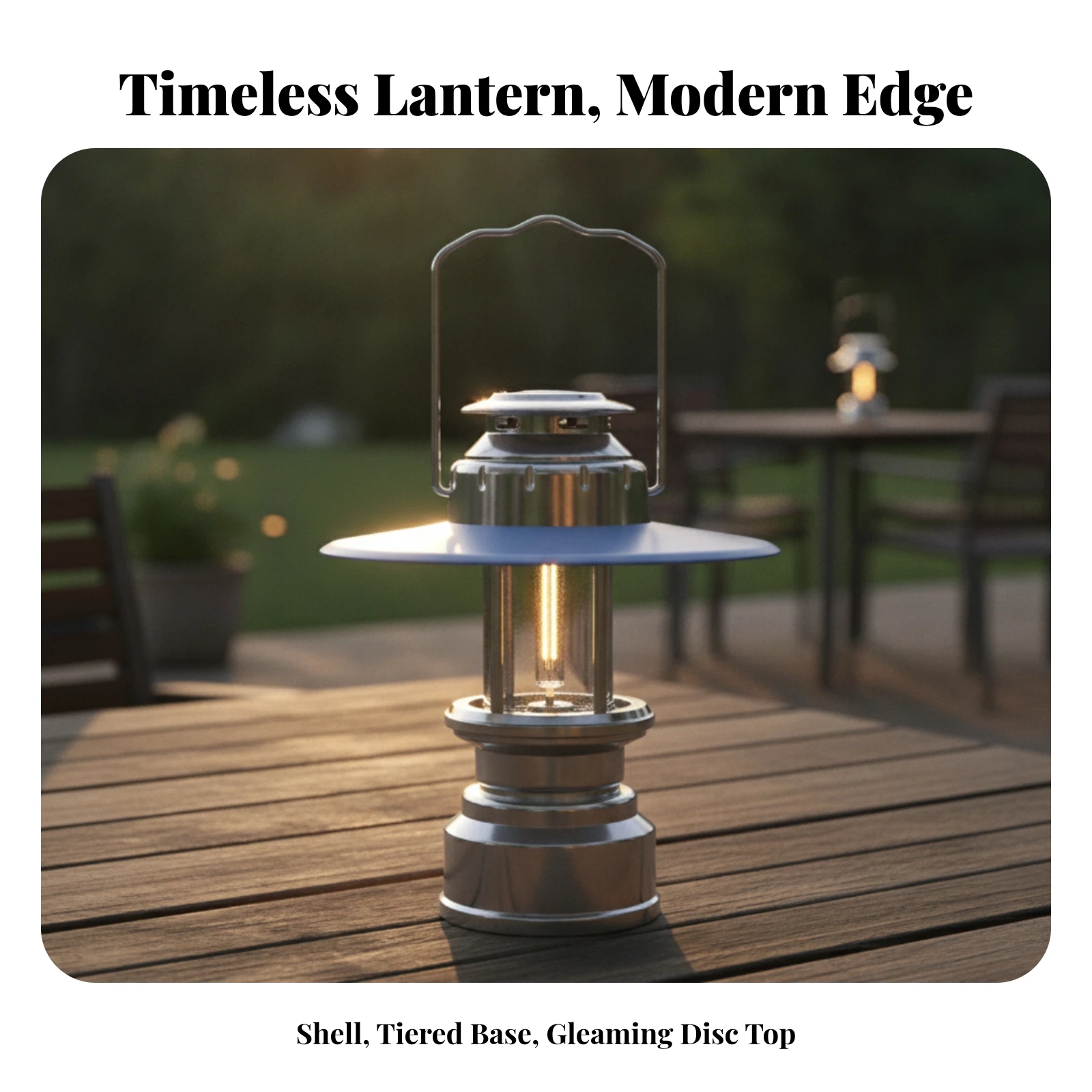 Camping Lantern Compact Camping Light Lantern with Carry Handle Bright Long-Lasting for Campers, Tents, Emergencies view 5