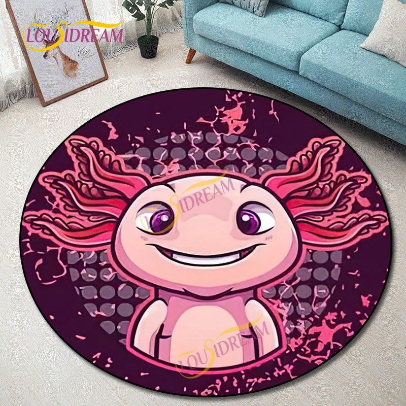 Cute Axolotl Bathroom Mat Family Bedroom Carpet Kids Area Door Mat Non slip Kitchen Corridor Area Rug Carpet Support Custom