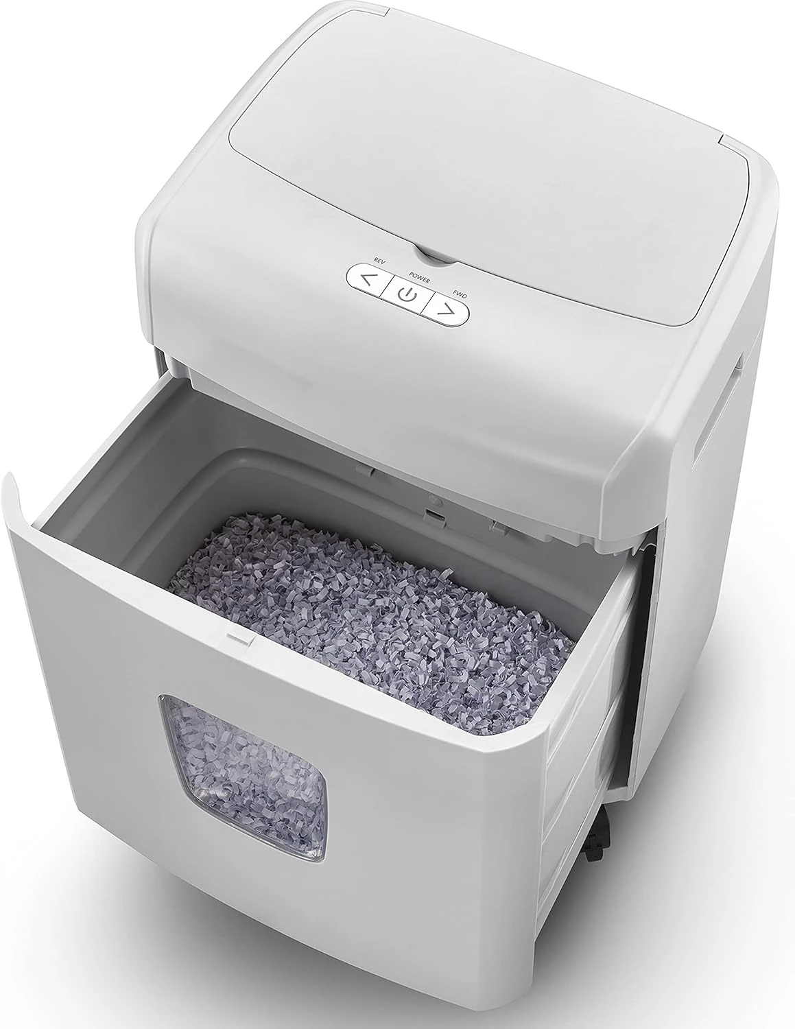 Auto-Feed Paper Shredder, 90 Sheet Feed Tray, Oil-Free, Jam Protection, Security Level P-4, 1-2 Users