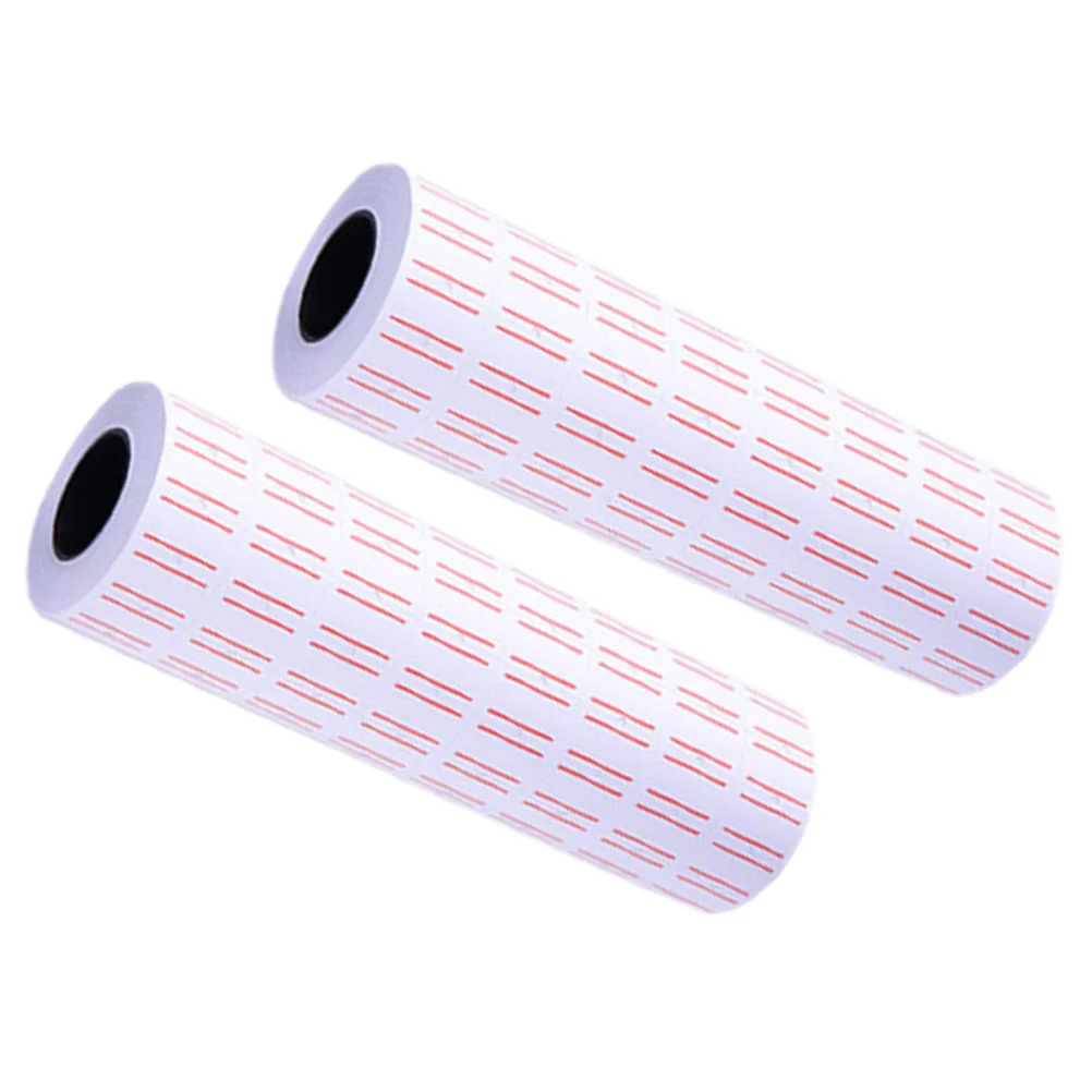 30 Rolls Label Sticker Prices Stickers Labels Tape Refills White Tag Machine Self Adhesive Marker Rectangle