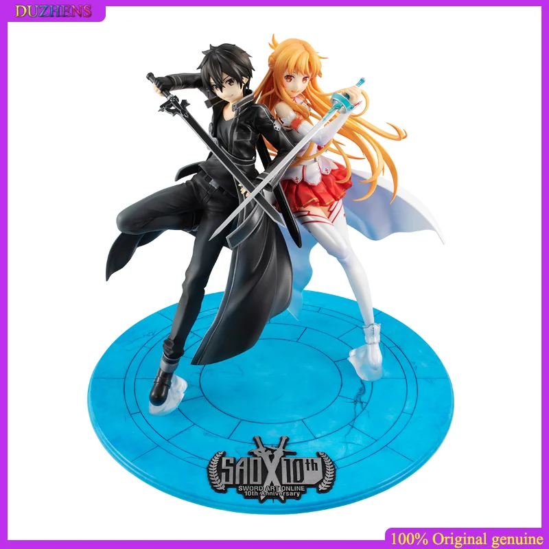 Lucrea Original: Sword Art Online Kirito&AsunaYuuki 22cm PVC Action Figure Anime Figure Model Toys Figure Collection Doll Gift