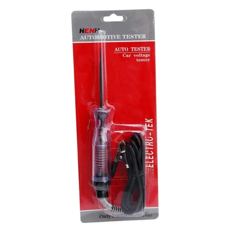 New Car Circuit Test Light Pen - Auto Diagnostic Tool With Probe And Bulb For Vehicle Electrical System Checking 