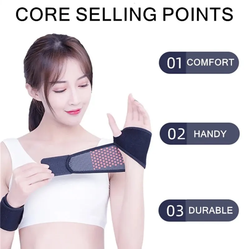 1 Piece Sport Wrist Band Adjustable Support Brace Wrap Hand Comfortable Compression Wristband Relief Wrist Support Strap Belt