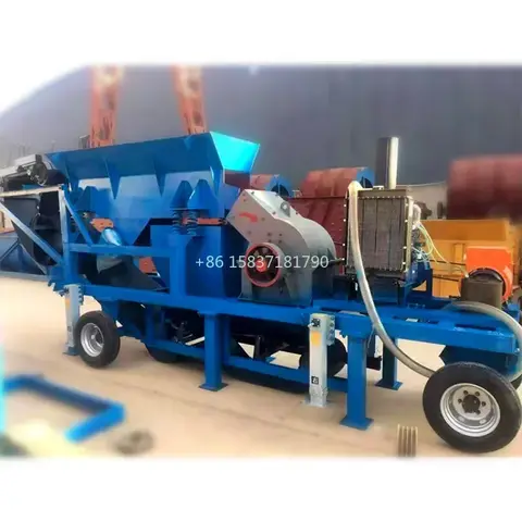 Factory Price Mobile Crushing Station Machine Trailer Mobile Stone Crusher Mobile Diesel Jaw Crusher Mining Stone Crusher for US