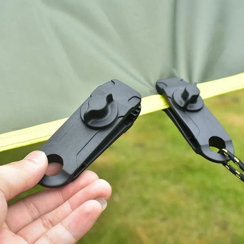 5/10Pcs Tarp Clips Heavy Duty Lock Grip Clamps Pool Cover Tent Fasteners Holder Windproof for Canopy Awnings Outdoor Camping