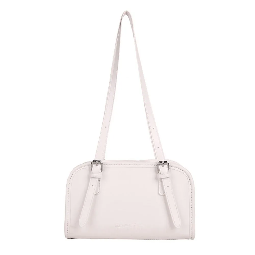 

Fashion Solid Crossbody Bag Soft PU Leather Shoulder Bag Sweet Luxury Women's Handbags Ladies