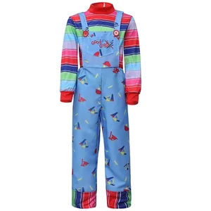 زي تشاكي هالوين للفتيات, فيلم الرعب, لعب الطفل, هدية طفل صغير, ندبة الوشم ملصق أعلى 8 مبيعات يتوهم تشاكي النساء - No2