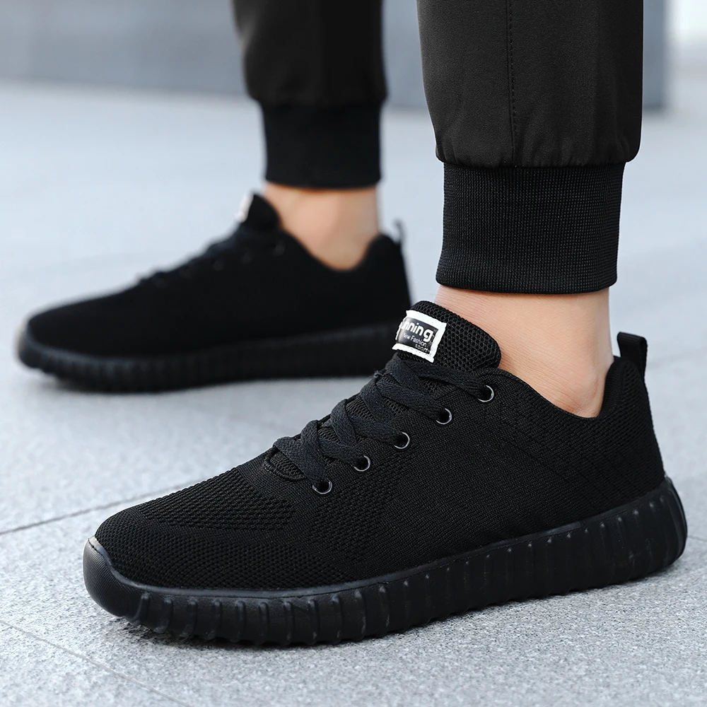 

New Casual Men's Shoes Spring and Autumn New Style Fly Woven Running Men's Shoes Men's Sports Shoes Youth Versatile Running Shoes