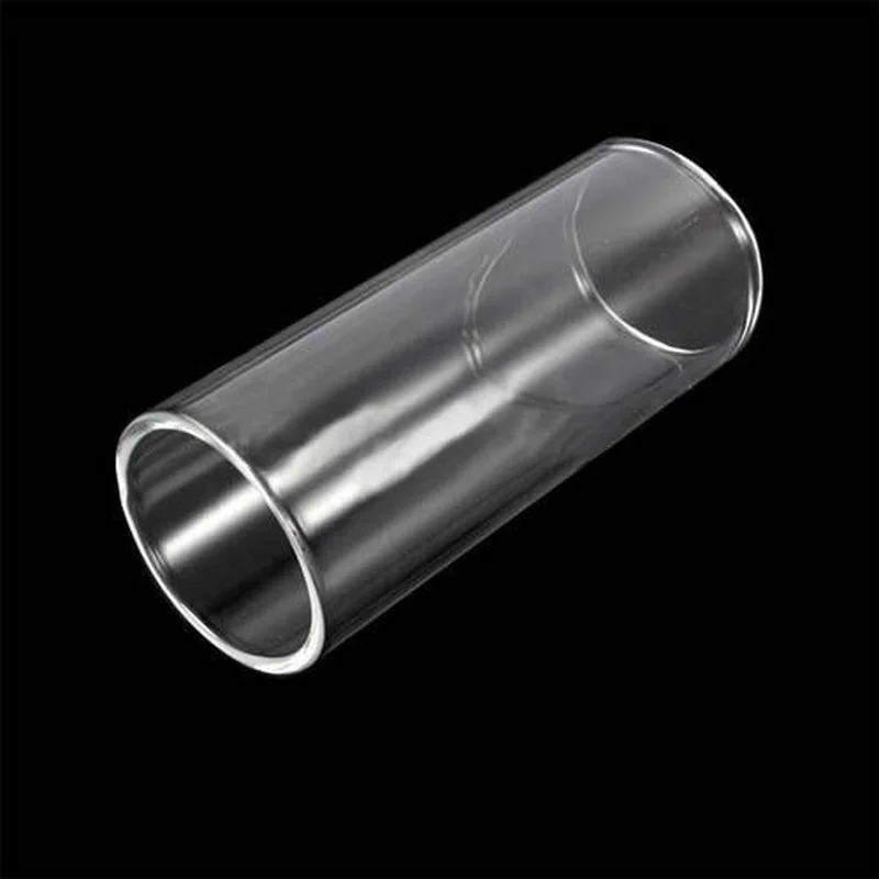 New High Quality Electric Guitar String Plexiglass Resin Slide Glass Bottle Finger Tube Knuckle 60x22mm Clear