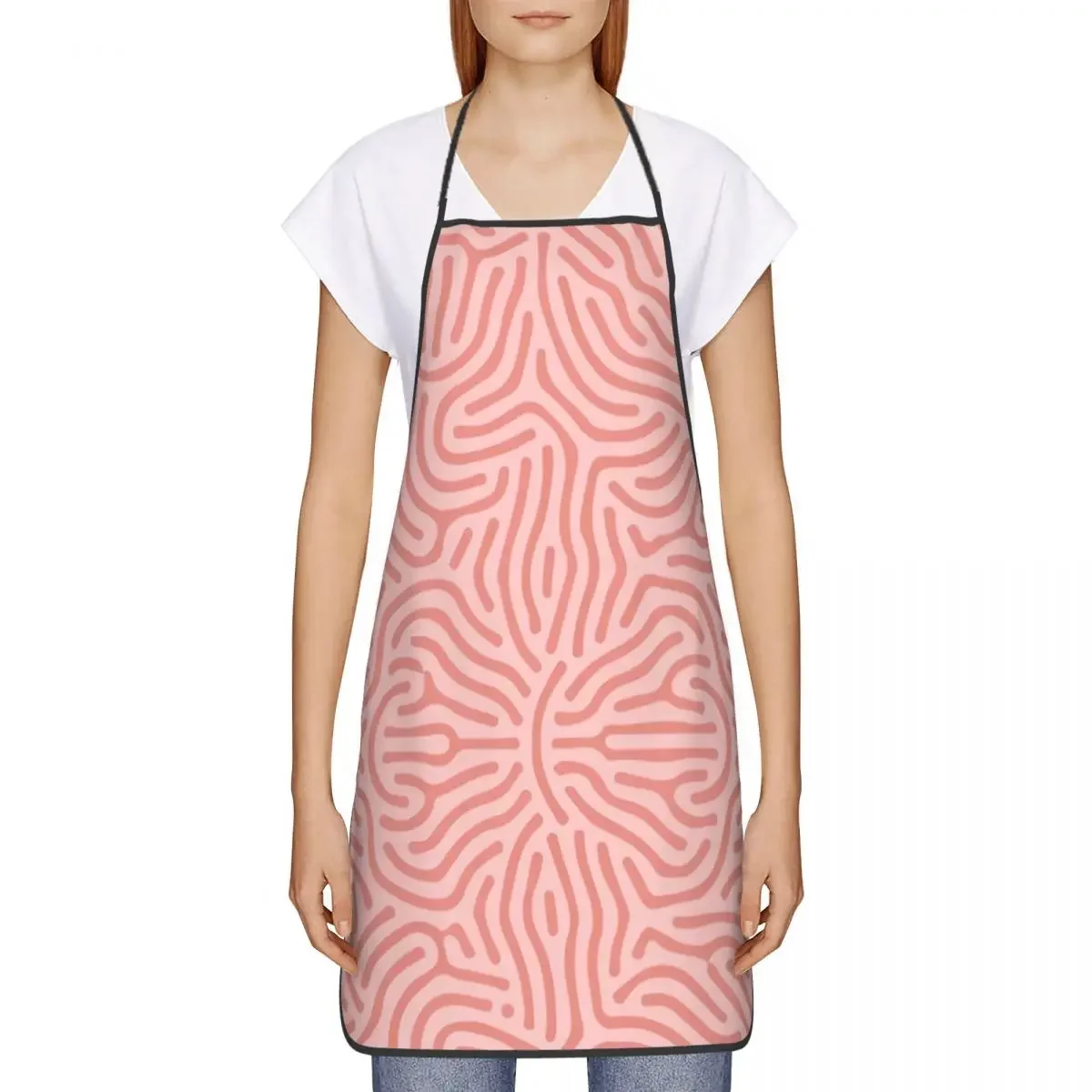 Yayoi Kusama Pink Aesthetic Bib Apron Adult Women Men Chef Tablier Cuisine for Cooking Kitchen Japanese Artist Art Painting