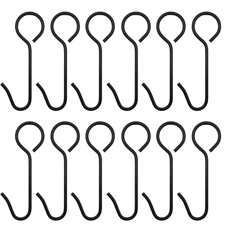 12 Paket 6 Inç Çelik Hedef Askı Çekim Hedef Kanca Gong Hedef Asılı Boru Hedef Tutucular Hedefler Standı Kiti Kullanımı Kolay