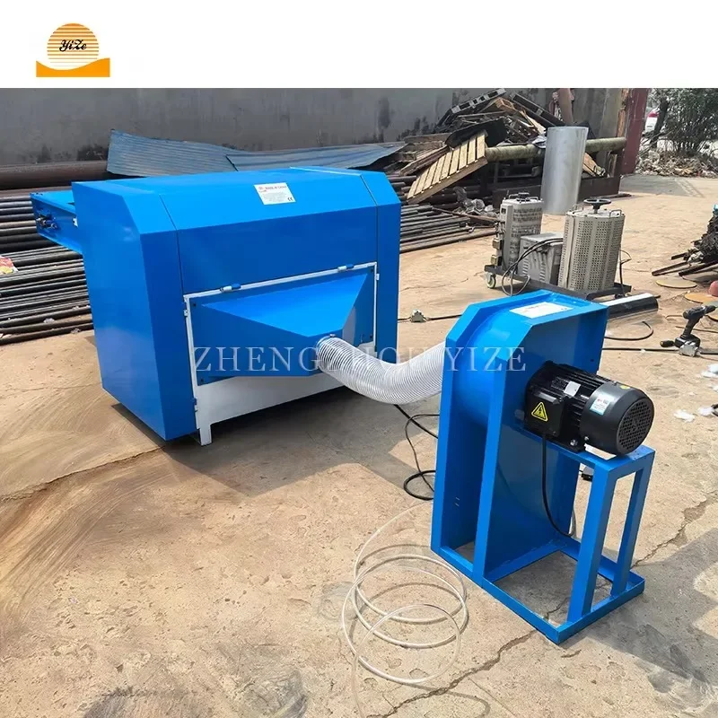 

Cotton Filling Waste Fiber Recycling Polyester Fiber Opening Pillow Filling Machine Toy Stuffing Machine For Sale