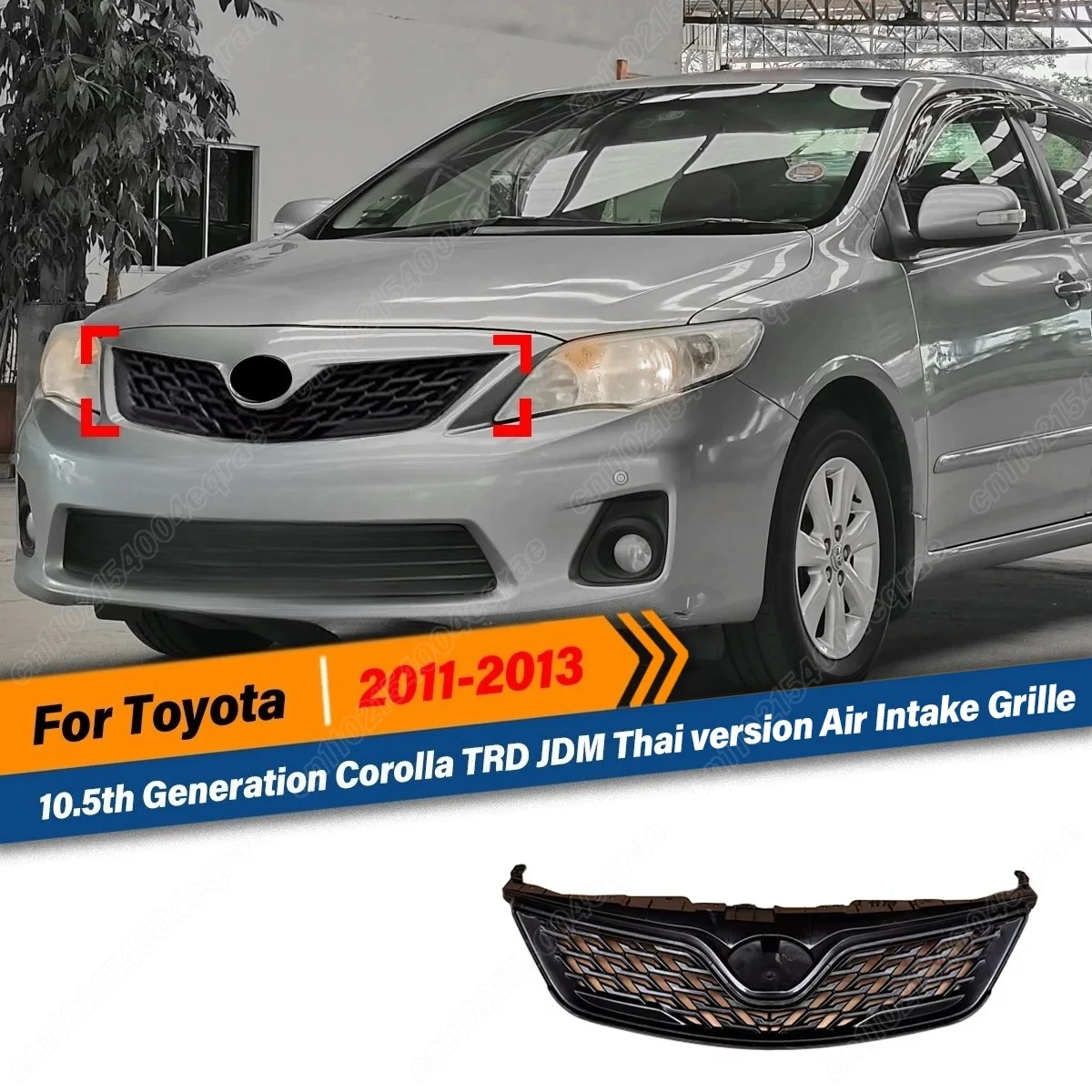 

For Toyota Corolla 2011 2012 2013 Generation 10.5 Car.TRD Japanese Standard JDM Thai Version Modification Grill Accessories