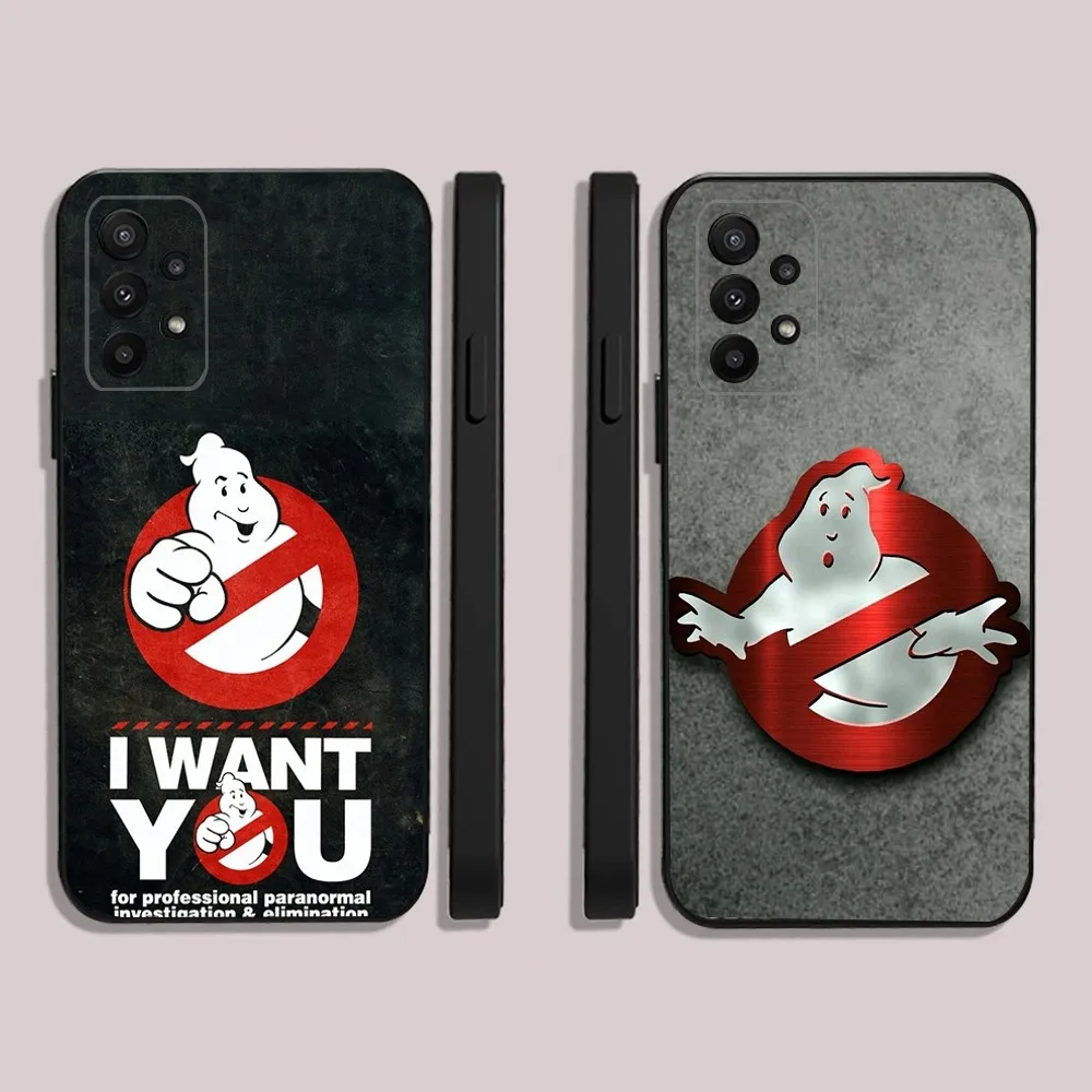 Movie G-Ghostbusters Phone Case For Samsung S24,23,22,30,21,10,9,Ultra,Plus,Lite,FE,5G Black Soft Case