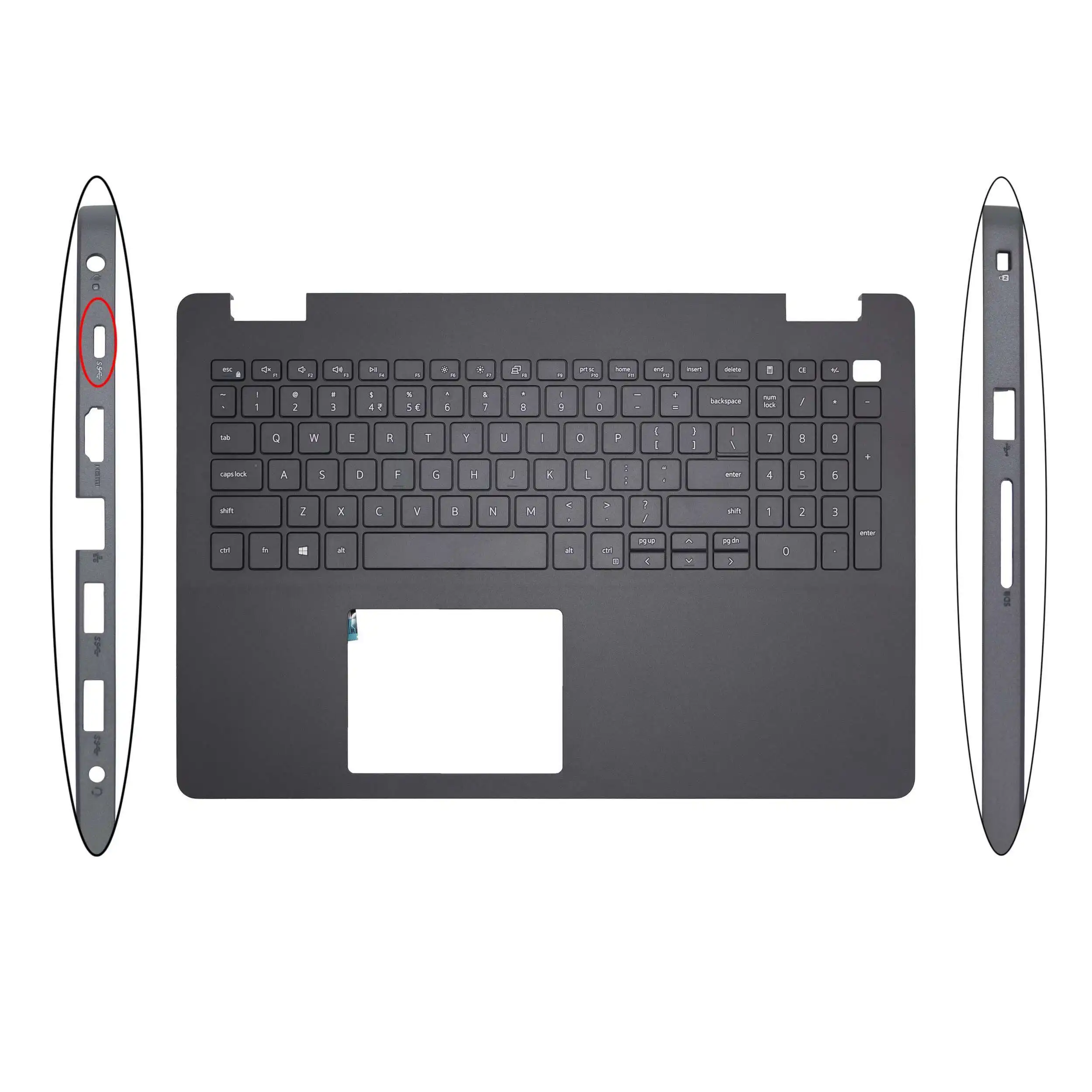 

Original New Case For Inspiron 15 3500 3501 3505 Laptop Palmrest Top Keyboard Cover Bottom Case 0KGHJK 0VJ342 01FPW2 0JHW9R