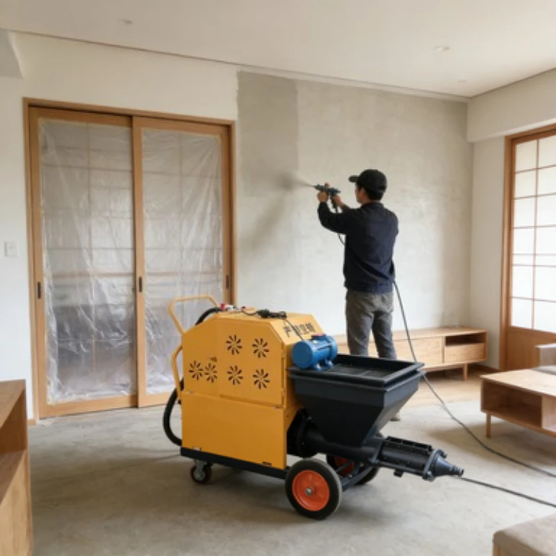 

Heavy Duty Mortar Spraying Pump for Industrial Building Construction High Pressure System
