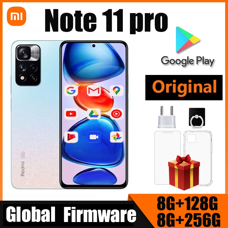 Xiaomi Redmi Note 11 Pro 5G Smartphone 67W HyperCharge Dimensity 920 120Hz AMOLED 108MP