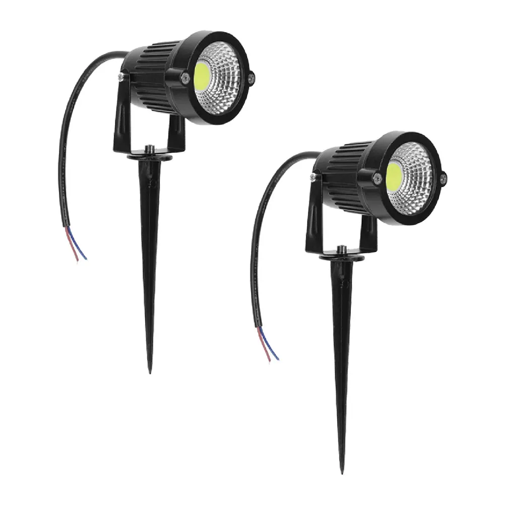 

2Pcs Solar Spotlight LED Garden Lights ABS Waterproof Yard Decorative Lamps for Outdoor Villa Courtyard L scape Lighting Easy