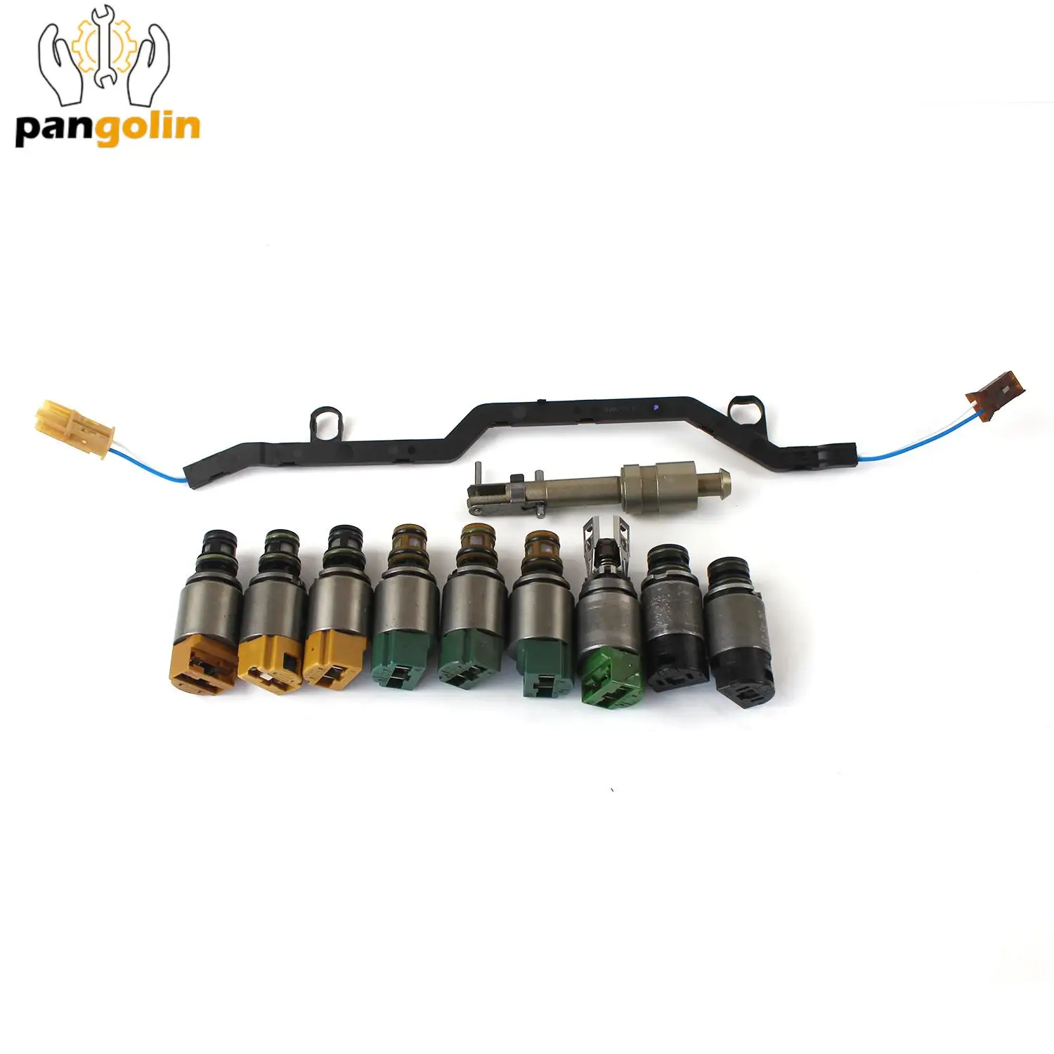 11pcs Transmission Solenoid Kit & Harness 1068298043 For BMW 745i 745Li Jaguar XF ZF6HP19 ZF6HP26 ZF6HP32 With 6 Months Warranty