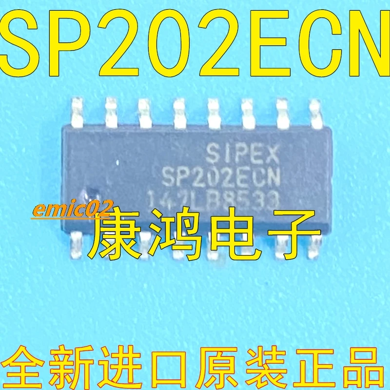 5pieces Original stock SP202ECN SP202EEN-L/TR SOP-16 RS-232/