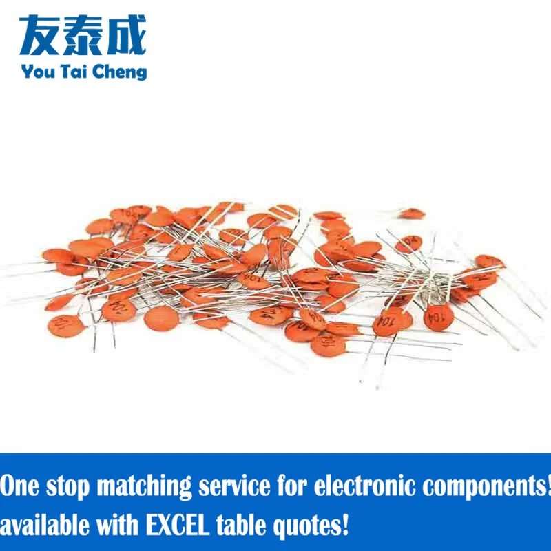 50PCS Circular Ceramic Capacitor 50V 6.8NF(682M) 8.2NF(822M) 10NF(103M) 15NF(153M) 20NF(203M) 22NF(223M) 33NF(333M) 47NF(473M)