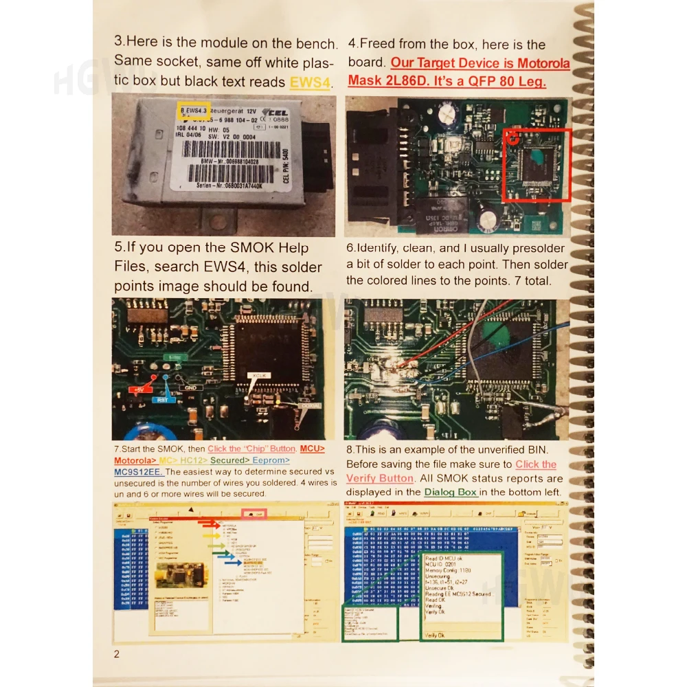 Zaawansowane IMMO BOOK programowanie immobilizera samochodowego Ebook 327 stron PDF sprawdzanie/diagnozowanie/naprawa samochodu skrzynka sterownicza