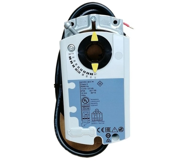 Electric air valve actuator 10N angular stroke GLB switch adjustment type 0-10V 3