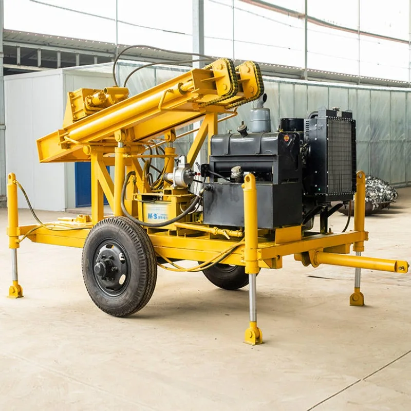 رائجة البيع الأساسية جهاز الحفر عمق 200 متر 180 متر جهاز حفر آبار المياه BoreWell أخذ العينات كورينغ آلة الحفر لفلبين