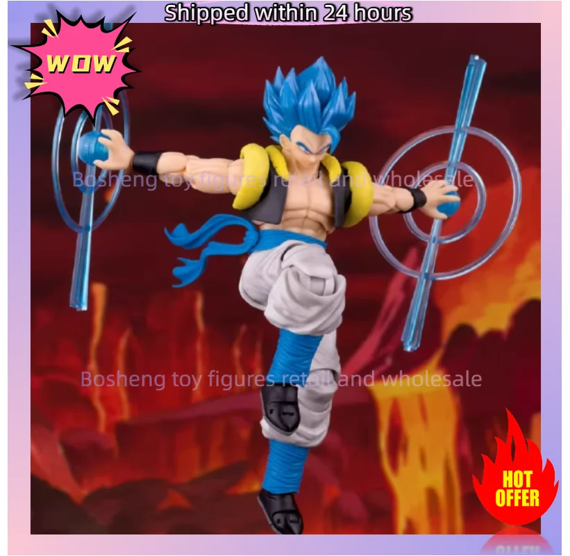 Original Demoniacal Fit Gogeta 3.0 Body Dragon Ball Z Hero Waltz SHF Gogeta Super Saiyan Figurine Anime Action Model Toys view 2