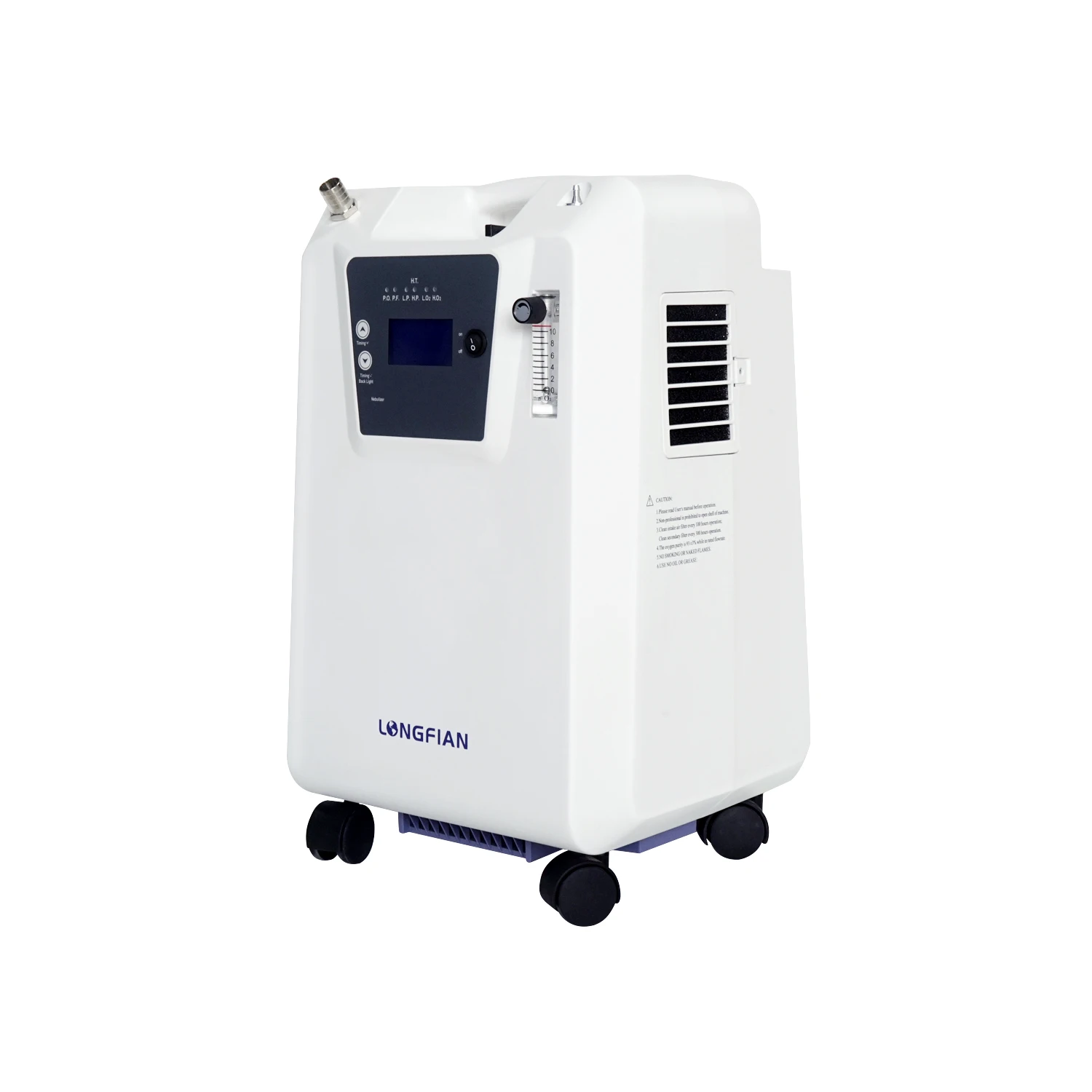 Applications in exercise: Intermittent hypoxia therapy, hypoxia breathing training, hypoxia altitude generator.