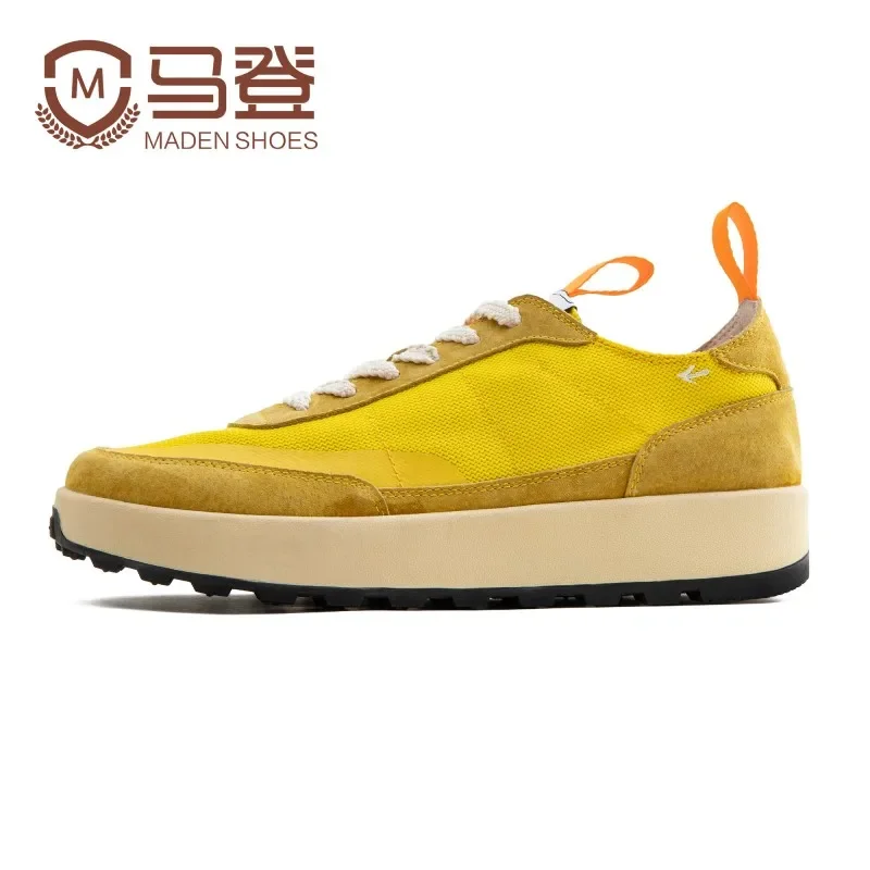 Maden Spring Vintage Jogging Shoes for Men Casual Low Top Running Sports Mesh Breathable Shoes Comfort Trainer Summer Sneakers image 3