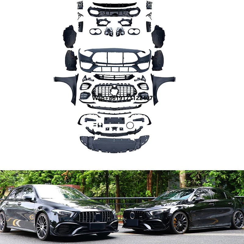 

New Upgrade for Class W177 Tuning Interior & Exterior Parts A45s AMG Bumper Grille Front Rear Bumper Body Kit