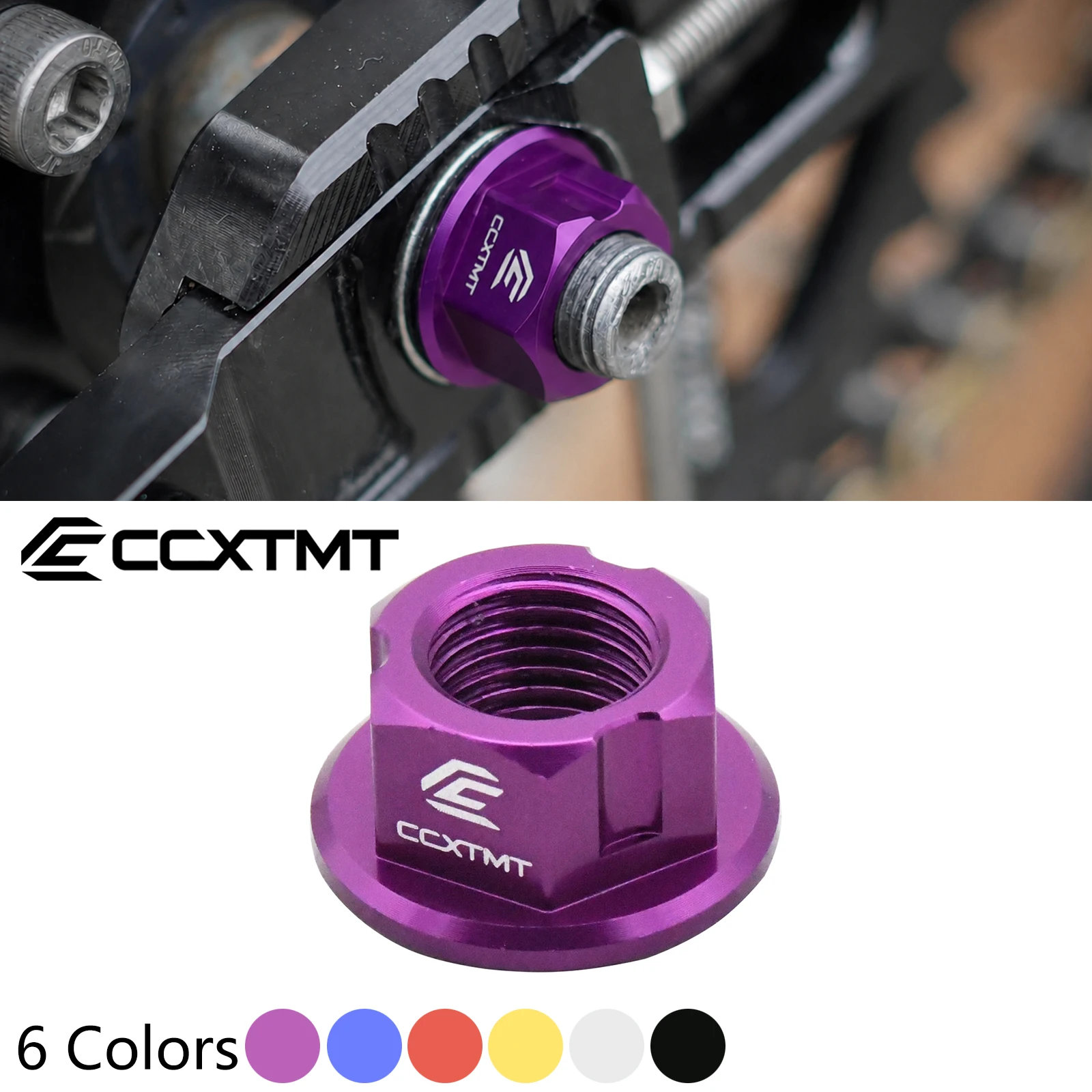 Motocross M12X1,25mm Primärriemenradmutter Hinterachsmutter Schraube für Surron Light Bee S/X Surron Light Bee L1E Segway X160/X260 – Detail 1