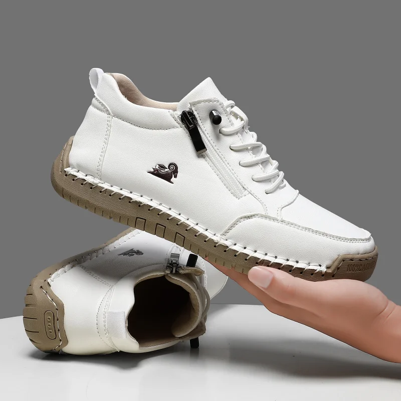 

Hand-stitched women's shoes with soft soles, autumn and winter flat shoesA805