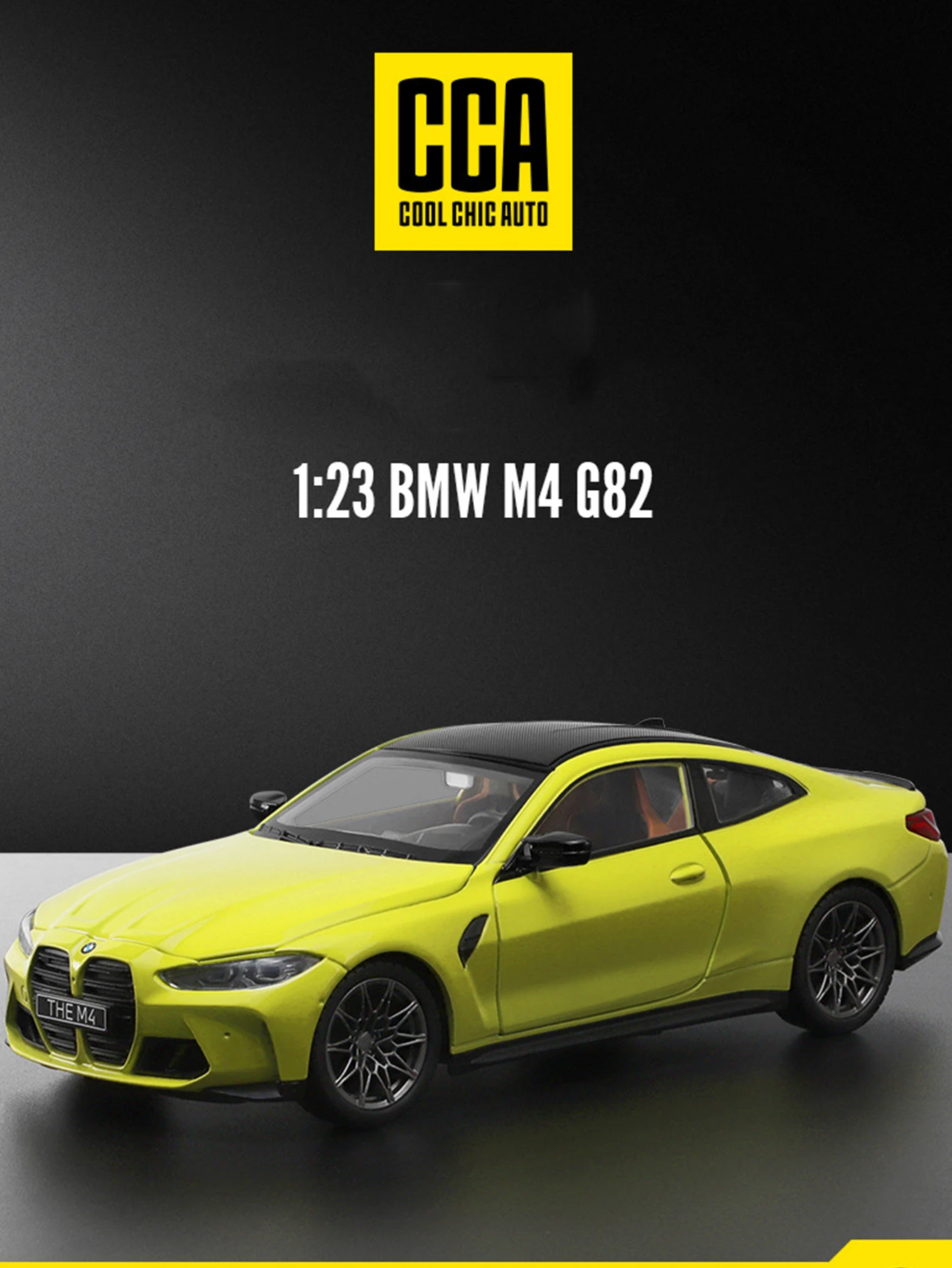 

CCA 1:23 simulation zinc alloy BMW M4 model car, static ornament, metal collectible gift car