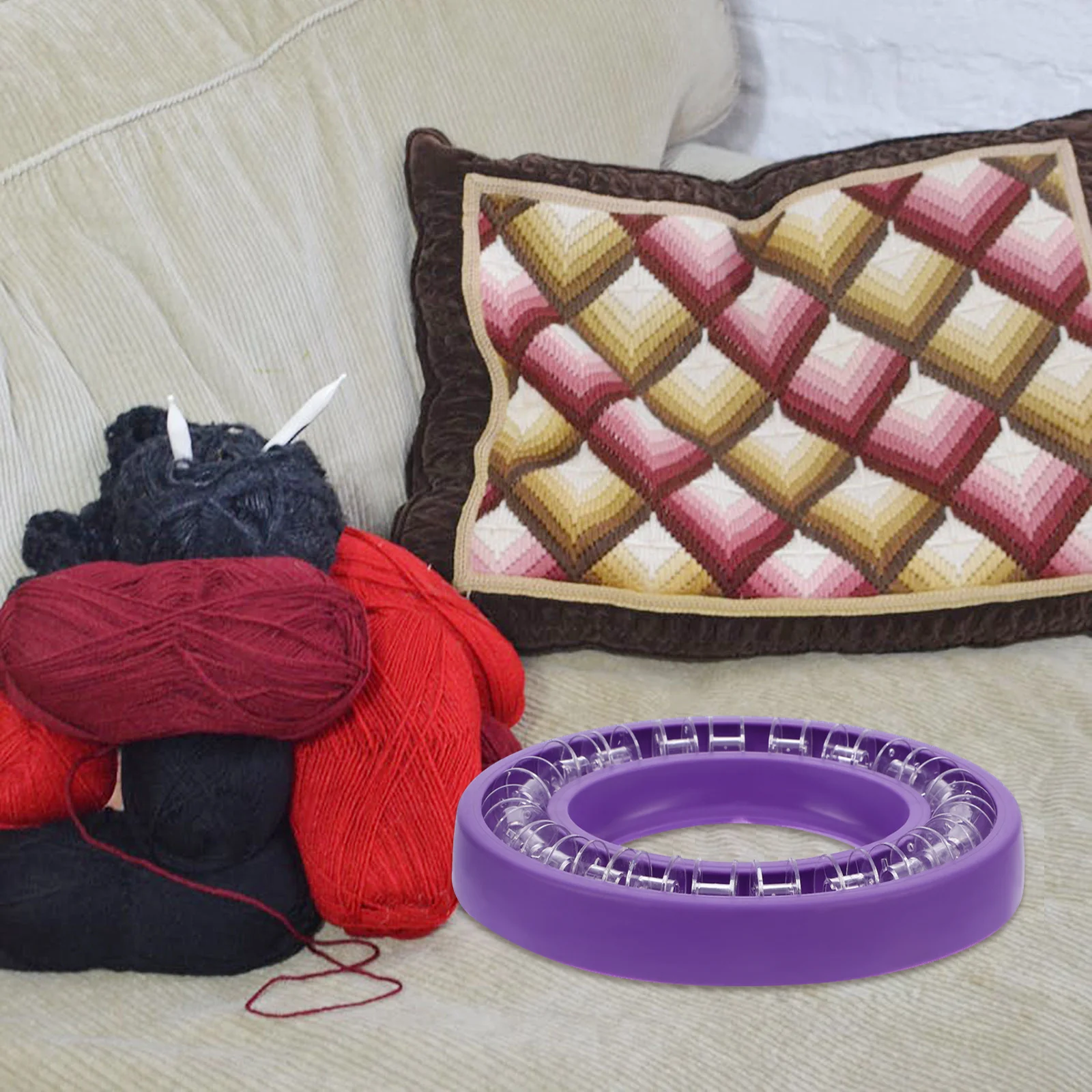 

1Set Bobbin Case Storage Container Simple Design Keeps Threads Organized and Tanglefree Sewing Supplies Bobbin Case