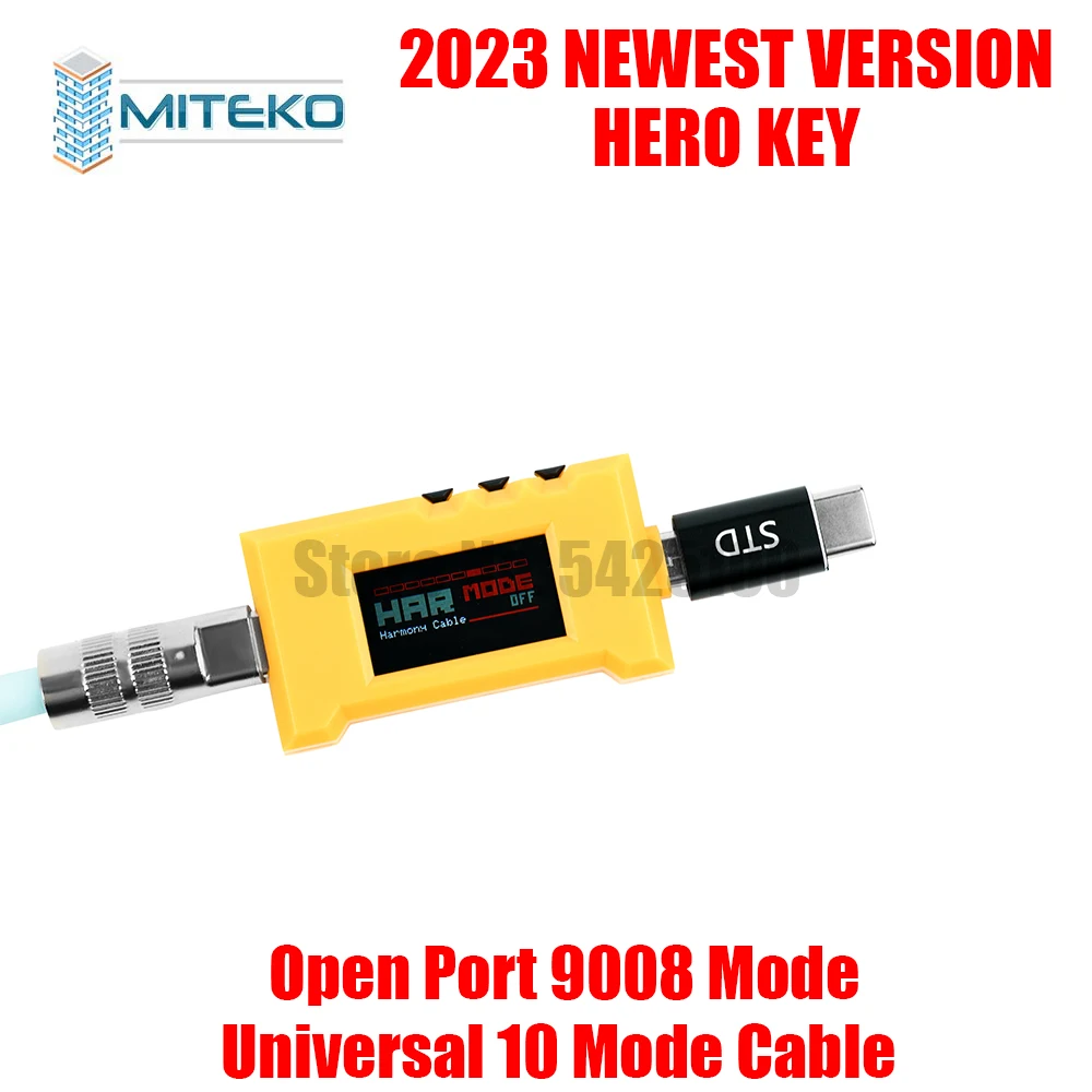 Hero Key EDL Cable USB Harmony Connections of Models Support for Phone Open Port 9008 Mode Universal 10 Mode Cable