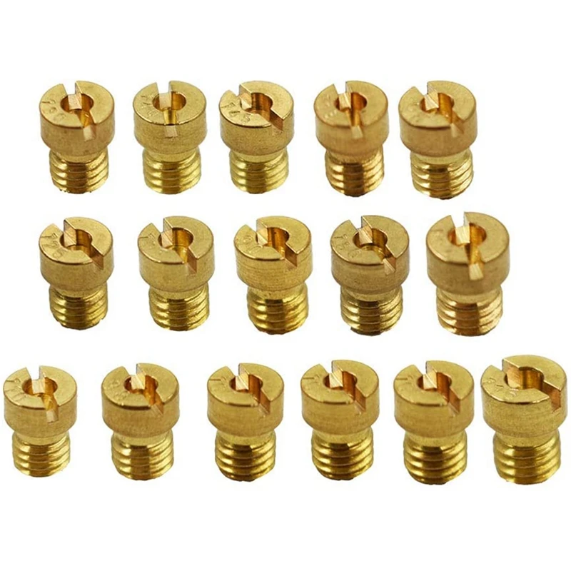 16Pcs Carburetor Main Jet Fit for PWK CVK 90 92 95 98 100 105 108 110 115 120 125 130 135 140 145 150