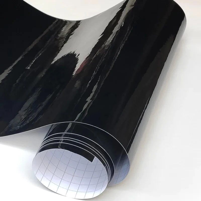

10/20/30/40/50CM*15CM Ultra Glossy Piano Black Car Wrap Vinyl Sticker Self Adhesive Film Auto Decal Console Laptop Skin air Free