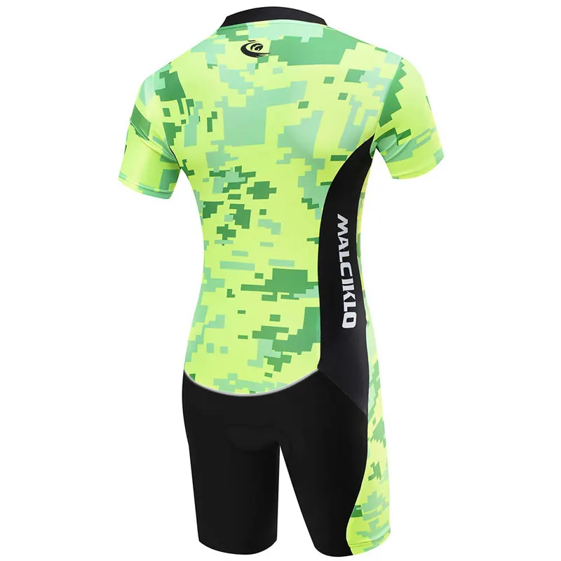Pro Team Triathlon Set Men\'s Cycling Jersey Suit One Piece Short Sleeve  Ciclismo Men Jersey Thin Pad Maillot Cclismo