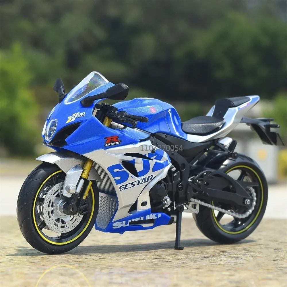 1/12 GSX-R1000R Alloy Diecast Model Car Toy Crosscountry Motorcycle Simulation Metal Racing Vehicles Models Boy Gifts Collection