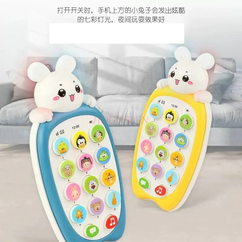 

Baby's mobile phone toy can bite, puzzle girl, early childhood education music, children's simulation phone, boy 0-1-3 years old