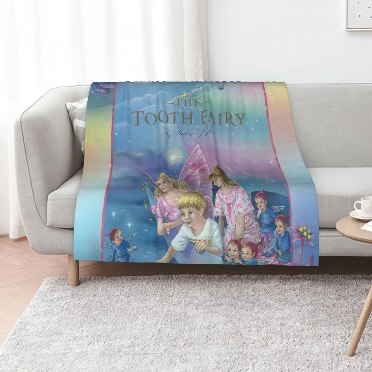 The Tooth Fairy Throw Blanket Sofa Quilt Flannels Blankets For Bed Kid'S halloween For Sofa Thin Blankets