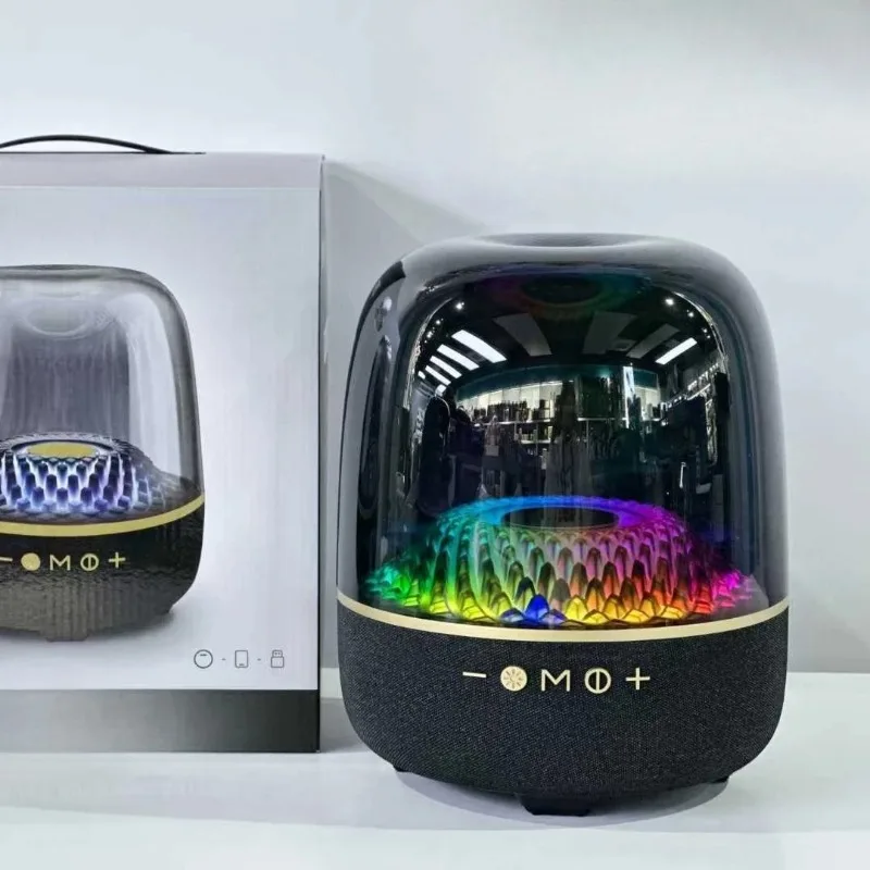 قمة انفجار الموضة مع LP90pro Harman Black Gold Glass 4th Generation مضخم صوت ستيريو بلوتوث للكمبيوتر المنزلي. مضخم الصوت #2